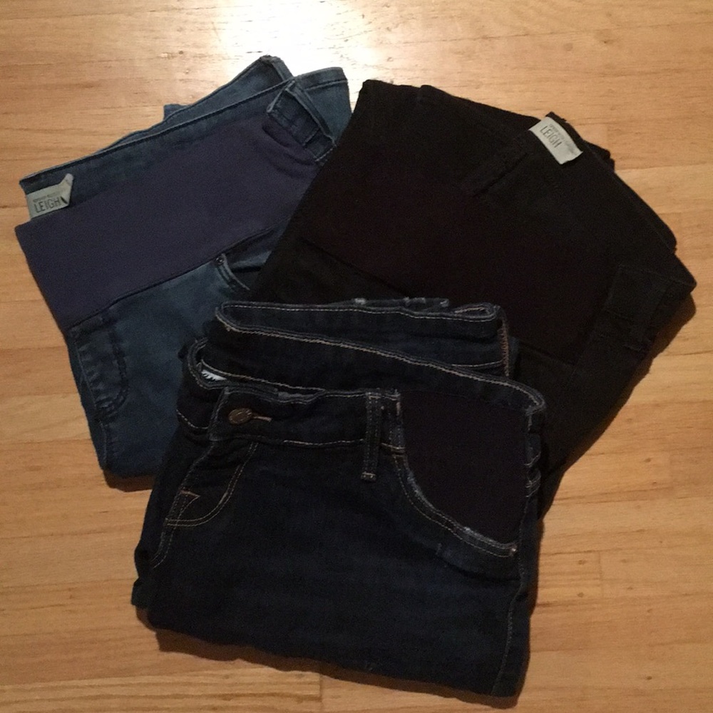 Lot of 3 Pairs of Maternity Jeans